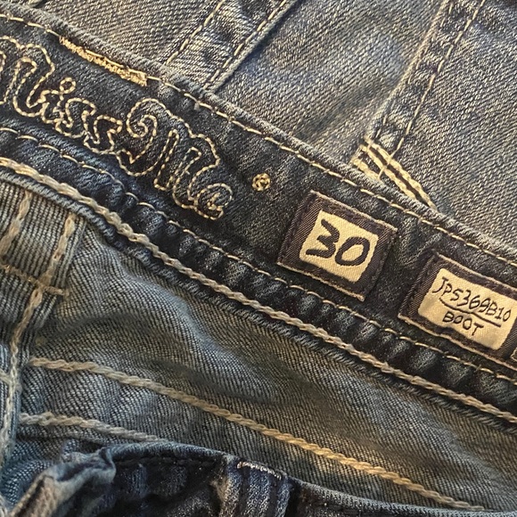 Miss Me Dark Blue Embellished Jeans - Picture 3 of 9